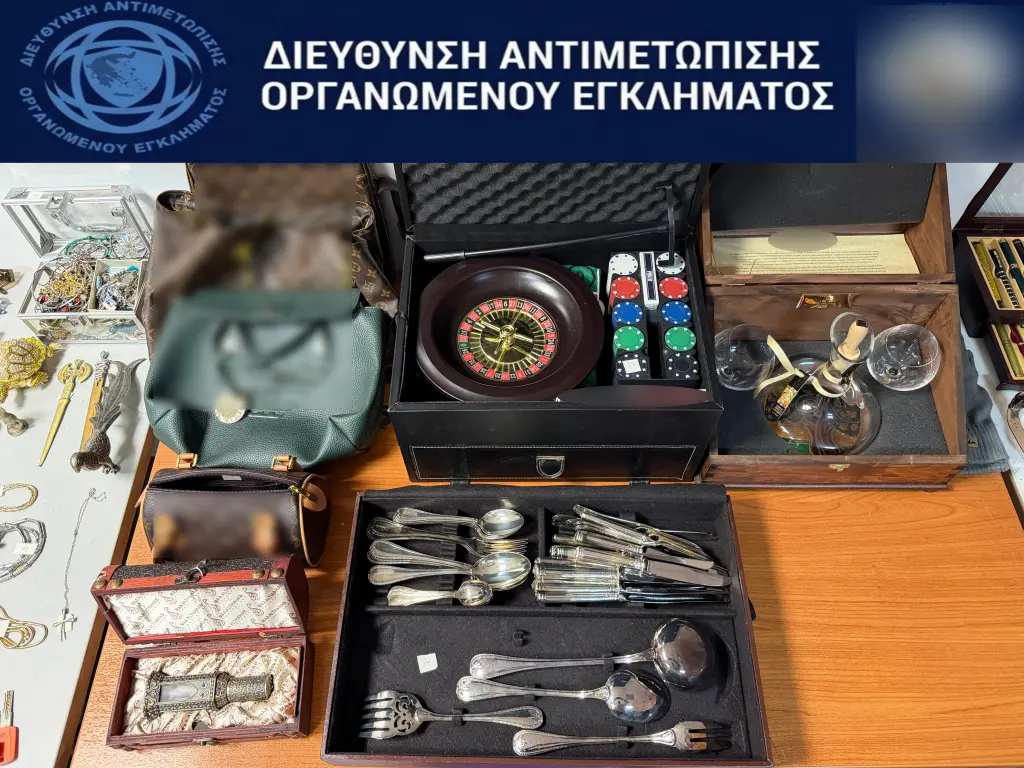 Ευρήματα από την αστυνομική έρευνα στην Αττική
